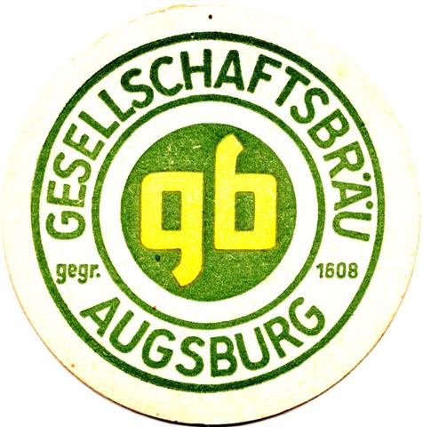augsburg a-by gesellschafts rund 1a (215-m groes logo-grngelb) 
